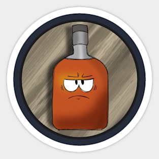 Angry Woodford Bourbon Sticker